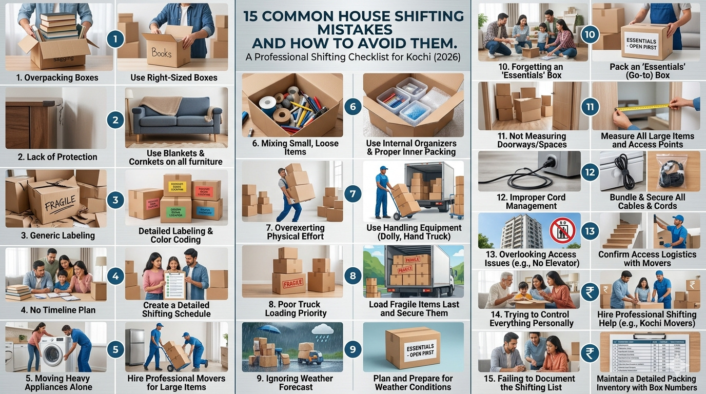 "15 Common House Shifting Mistakes and How to Avoid Them."